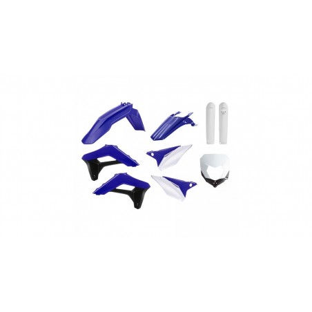 POLISPORT KOMPLET PLASTIKÓW SHERCO 2T/4T `17-21 KOLOR OEM (NIEBISKI/BIAŁY) W ZESTAWIE OSŁONA LAMPY (8679800003) ORAZ OSŁONA TELE